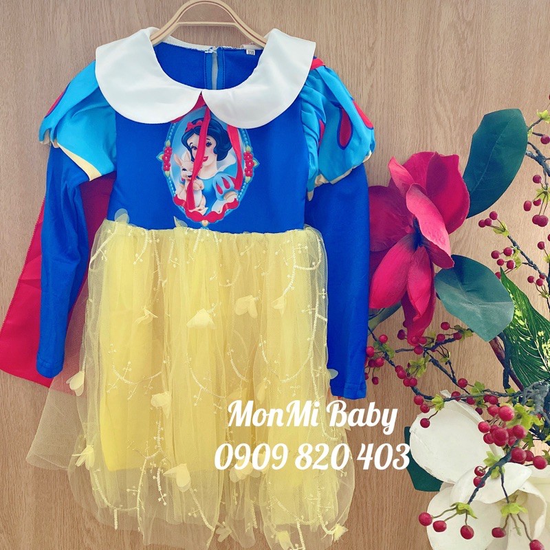 [ VIDEO ẢNH THẬT ]  VÁY ĐẦM CÔNG CHÚA BẠCH TUYẾT MẪU MỚI CHO BÉ SNOWWHITE DRESS