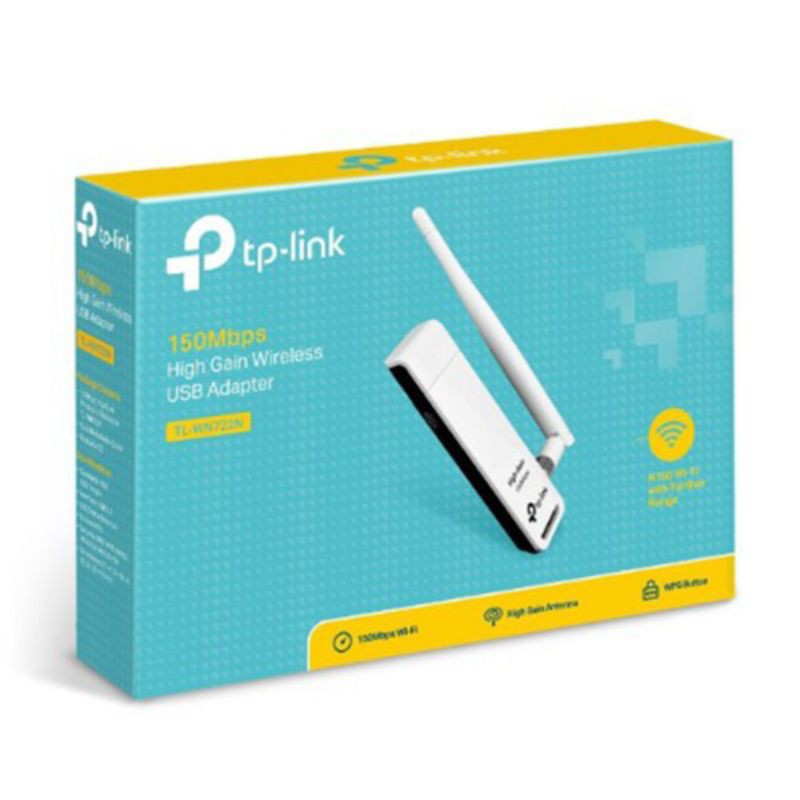 USB Thu Sóng WiFi TP link TL-WN722N - Hàng Chính Hãng