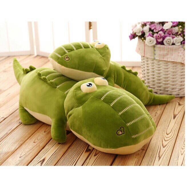 Gấu bông chú cá sấu nhỏ 60cm siêu dễ thương