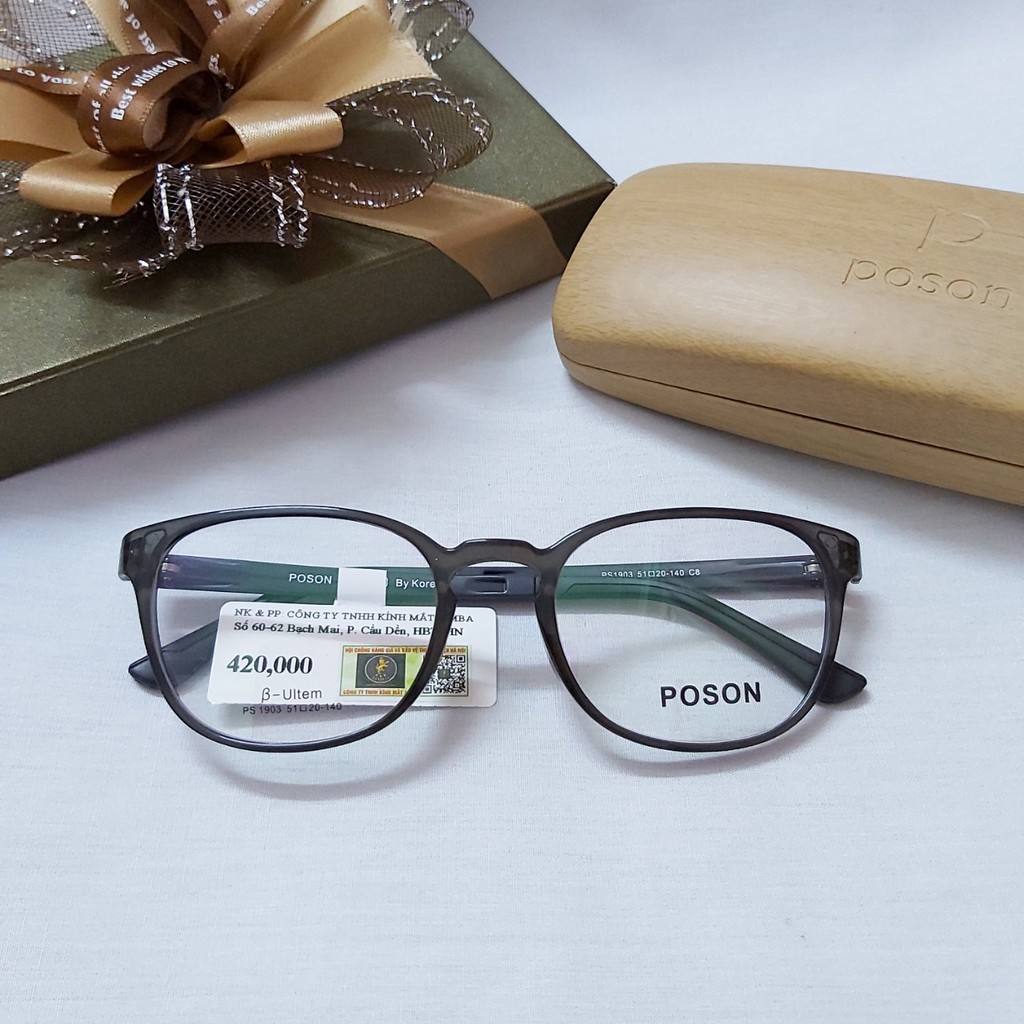 Gọng Kính Hàn Quốc POSON ultem cao cấp Made in Korea