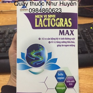 Men vi sinh LACTOGRAS max