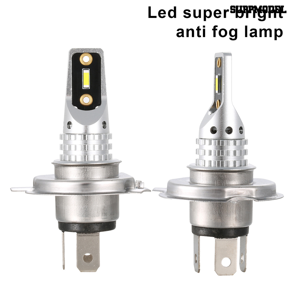 Set 2 Đèn Led Sương Mù Siêu Sáng Dc 12-24v 6500k 50w V8-h4 / H7 / 1156 Csp-1860