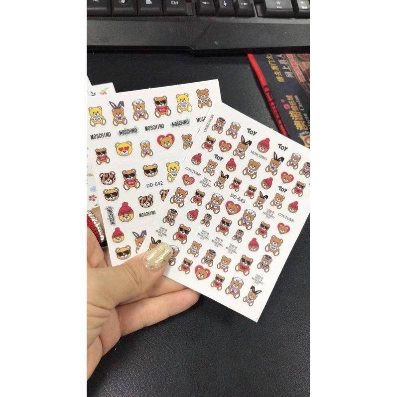 sticker trang trí nail