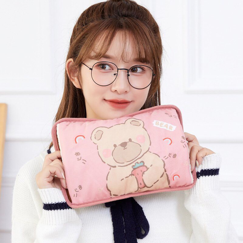 Túi chườm túi sưởi thú bông ấm áp doremon totoro