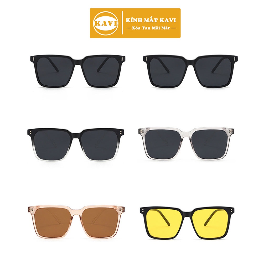 Kính Thời Trang Kavi R4, Mắt Kính Phân Cực Polarized Chống Chói Tốt, Gọng Nhựa Dẻo TR90 Chống Gãy Cao Cấp