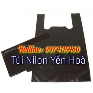 1kg túi xốp đen/trắng bóng hai quai (2 quai), túi PE đen/HD đen/Xốp Zin (đựng hàng ,gói hàng )