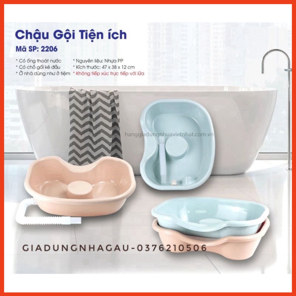 (Freeship)Chậu gội đầu tại giường cho bà bầu, trẻ nhỏ, người già GDTA