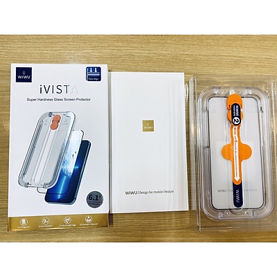 Siêu Kính Cường Lực Wiwu iPrivacy chống nhìn trộm cho XS/XS Max/11 Pro /12/13 Pro...Kèm Khung Trợ Dán chất lượng cao