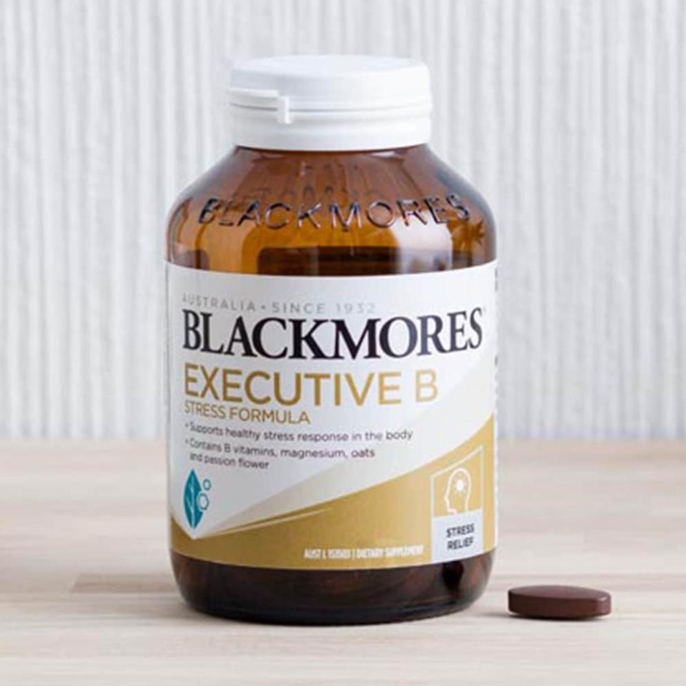 Blackmores EXECUTIVE B STRESS FORMULA – Hỗ trợ tăng cường sức khỏe, giảm mệt mỏi, giảm Stress (62 viên)