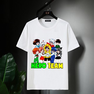 SALE 50% BST Áo thun cực chất hình hero team V2 Mini World, tặng kèm bịt mặt siêu HOT