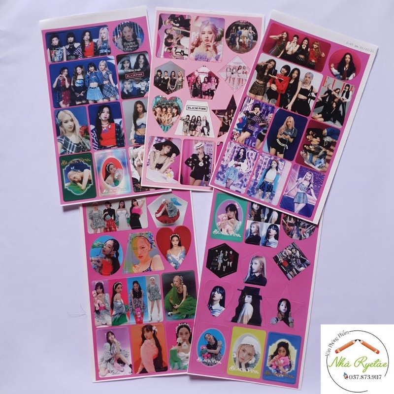 Hình dán IDOL BTS - BLACKPINK - JACK