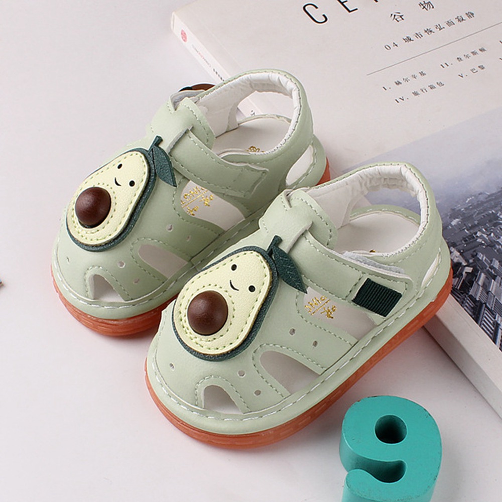 Baby Shoes With Sound Kids Soft Bottom Sandals Girls Boys Beef Tendon Bottom Shoes