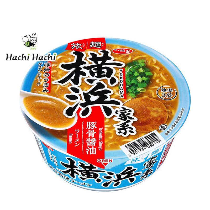 Mì ramen Yokohama Sanyo Foods vị xương hầm nước tương 75g