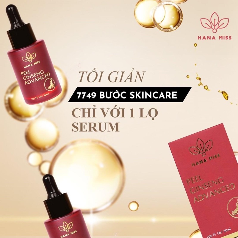 (Tặng 3 Mặt Nạ Kèm Theo)Hana Miss Peel Da Nhân Sâm | BigBuy360 - bigbuy360.vn