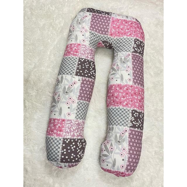Gối ôm chữ u vải cotton Hàn Quốc ruột bông 3D siêu êm