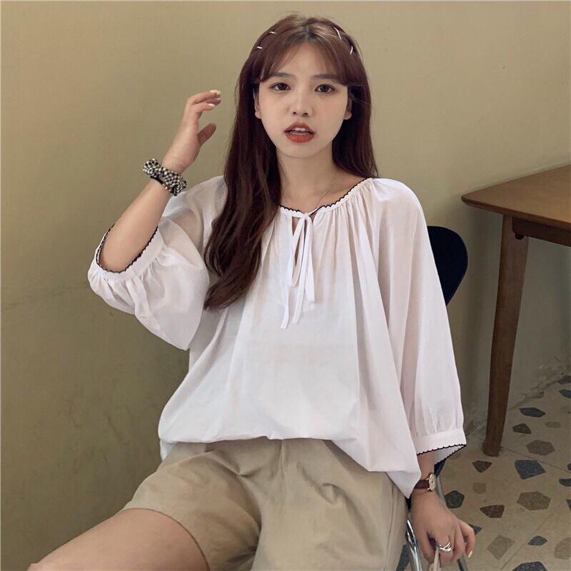 Áo BBD tay lỡ xinh xắn ulzzang style