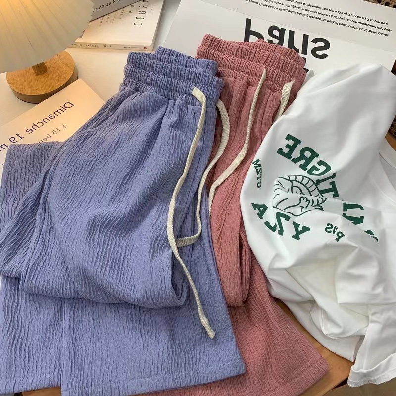 Quần Dài Nữ Ống Rộng Lưng Cao Thời Trang Hàn Quốc Xinh Xắn