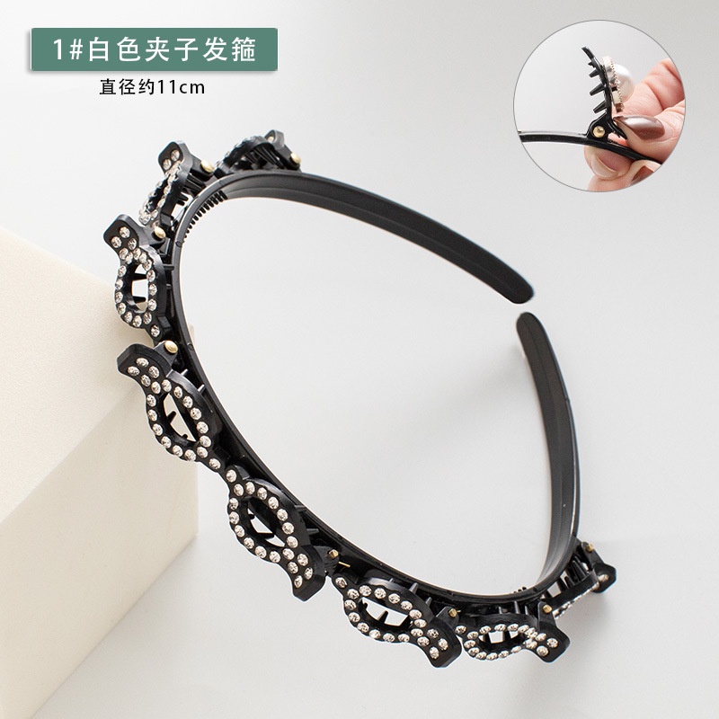 Băng Đô Cài Tóc Đính Hạt Ngọc Trai Thời Trang Cho Nữ