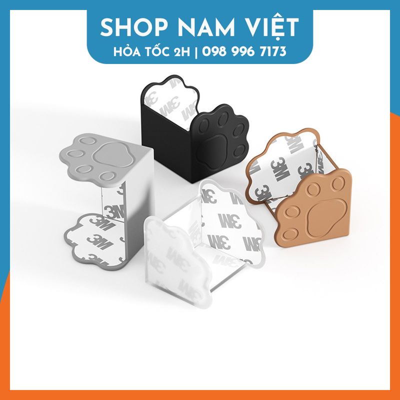 Miếng Bọc Góc Cửa, Bịt Chân Bàn Silicon Bảo Vệ Bé