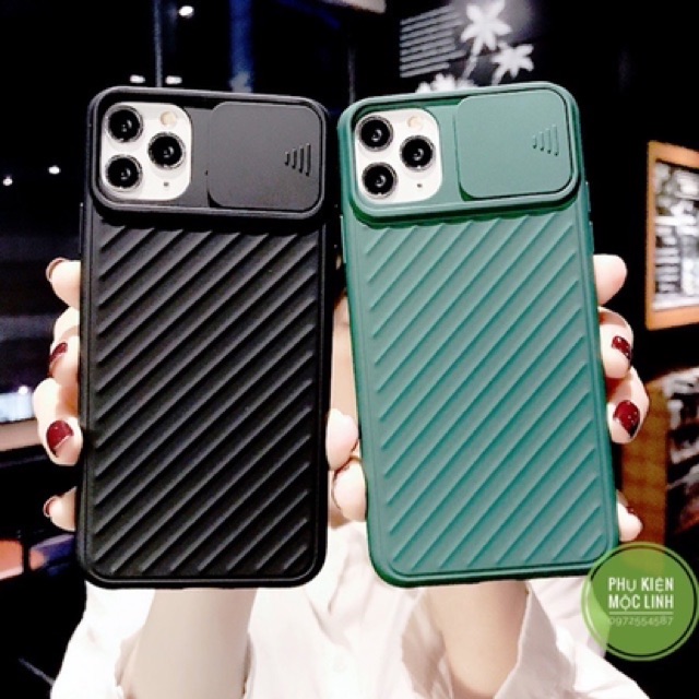 8 MÀU SÀNH ĐIỆU  Ốp cam selfie sành điệu giả 11 iphone 6 đến 11 pro max nắp trượt Bảo vệ camera