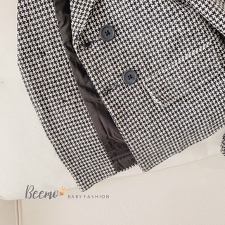 Set vest kẻ công tử bé trai