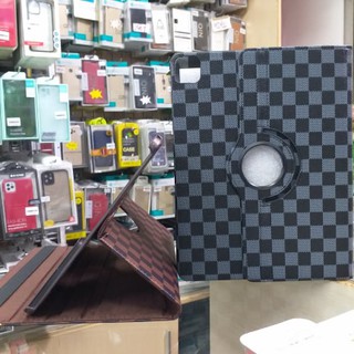 Bao da ipad pro 12.9 2020 xoay 360 độ ca rô cao cấp