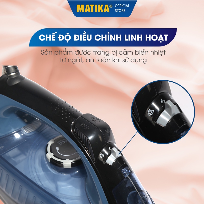 Bàn Là Hơi Nước MATIKA Cầm Tay MTK-2922