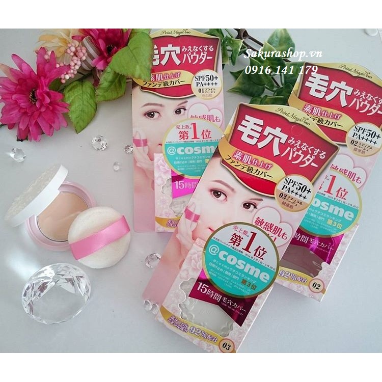 Phấn khoáng chống nắng Point Magic Pro Pressed Powder UV SPF 50 PA++++