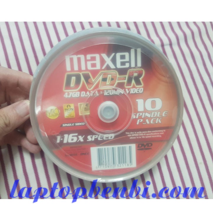 [Mã SKAMLTSM9 giảm 10% đơn 99K] Đĩa DVD trắng Maxell, Sony hàng nguyên seal full box nguyên hộp