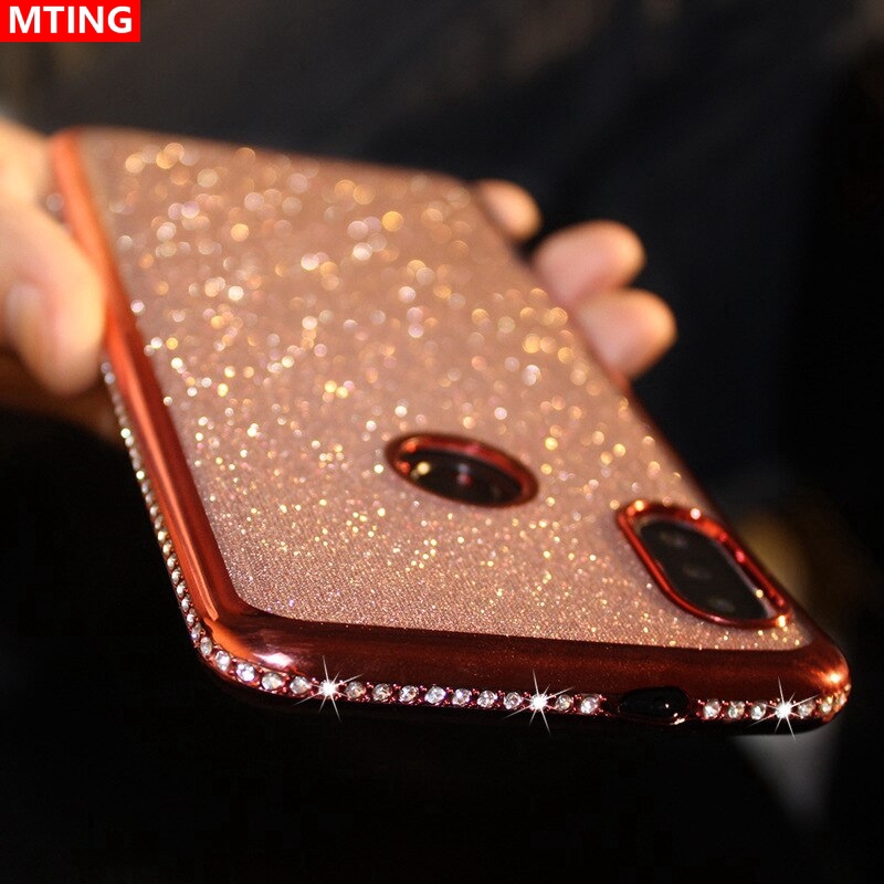 Ốp lưng đính đá lấp lánh có giá đỡ cho iPhone 6s iPhone 7 8 Plus iPhone XR iPhone XS Max