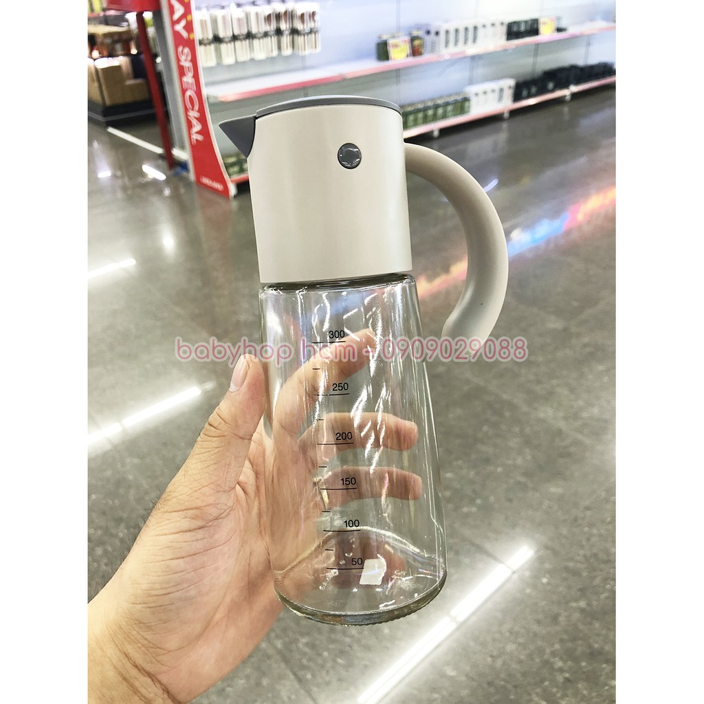 Bình đựng dầu Lock&Lock Bird Oil Bottle LLG706 [300ML] tự động mở nắp khi rót, có vạch chia dung tích | BigBuy360 - bigbuy360.vn