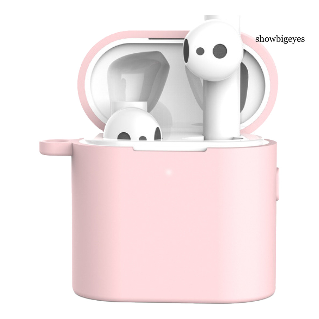 Túi Đựng Tai Nghe Mini Màu Trơn Có Dây Đeo Cho Xiaomi Air 2 / 2s