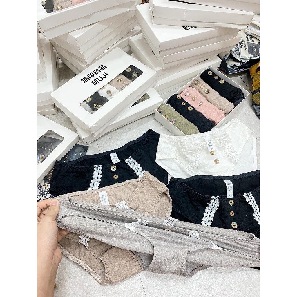 Set 5 Quần Lót Nữ Xuất Nhật Chất Cotton Mềm Mại | BigBuy360 - bigbuy360.vn