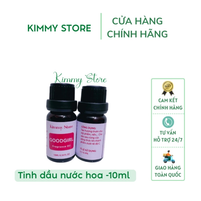 01 chai 10ml tinh dầu hương làm thơm nhiều mẫu