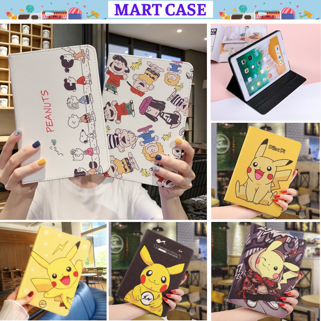 Ốp ipad hoạt hình ngộ nghĩnh nhiều màu ipad Air 2/Air 3/gen5/6/ 7/8/9/Air1..MART CASE