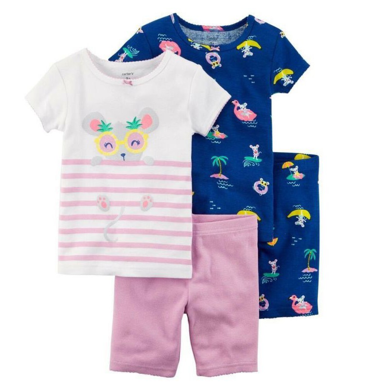 Sét đồ bộ bé gái, bé trai hiệu Carter's xuất dư xịn xò ♥️Size 6m-6Y♥️ Chất cotton 100% VNXK 💓 Kèm quà tặng