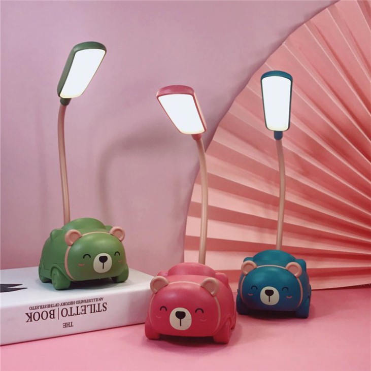 Đèn học để bàn mini hình thú dễ thương đèn led mini để bàn tích điện tiện lợi