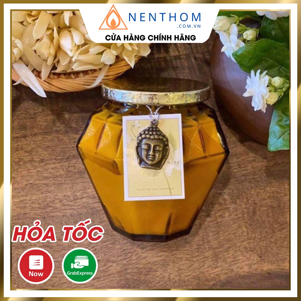 Nến thơm tự nhiên cao cấp Lumos (JASMINE AND LEMONGRASS) - NT312