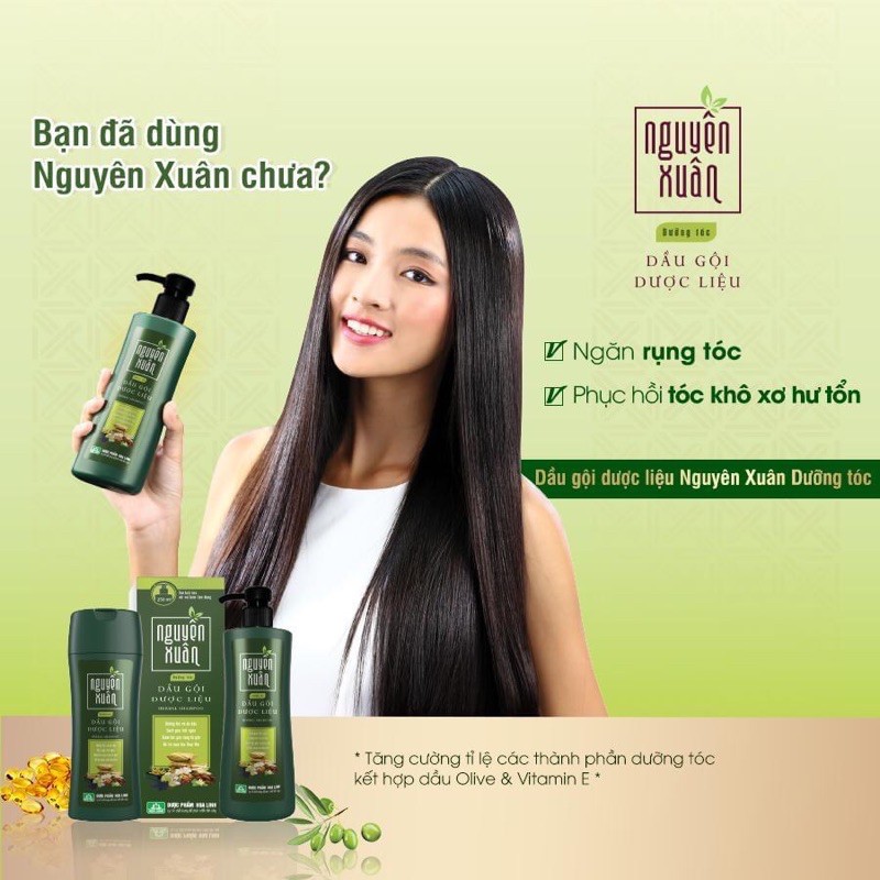 Dầu gội dược liệu Nguyên Xuân vàng/ xanh/ nâu/ xả/ 200ml,250ml Nno Hair serum, xịt miệng/sữa tắm Ngọc thảo/kem đánh răng