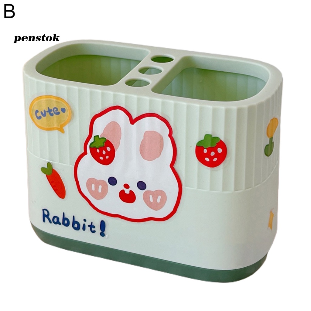 Hộp Đựng Bút (B3) Màu Trơn Hình Dáng Đáng Yêu Để Bàn Học Sinh