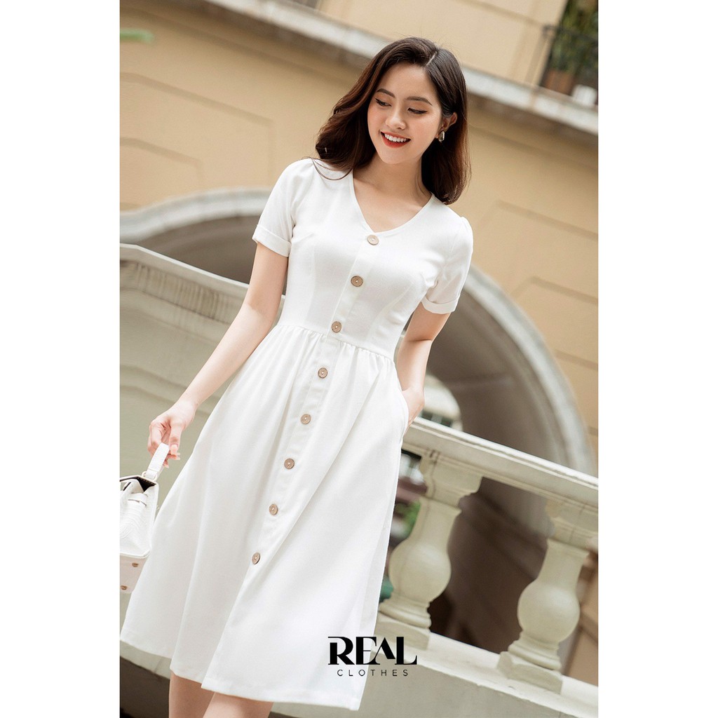 Đầm Paris trắng_REAL