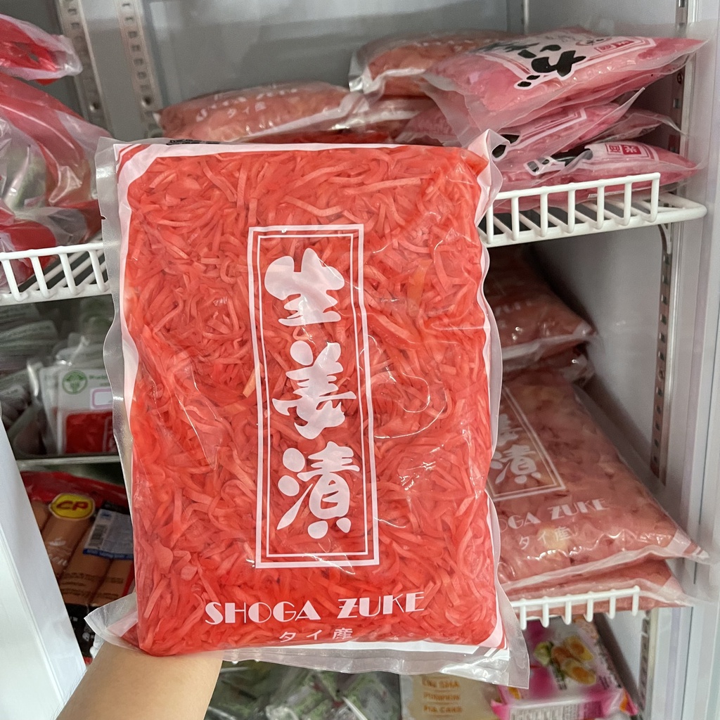 Gừng Đỏ Thái Sợi dùng ăn Yakisoba, Gyudon, Ramen, Takoyaki, Okonomiyaki gói 1.5KG
