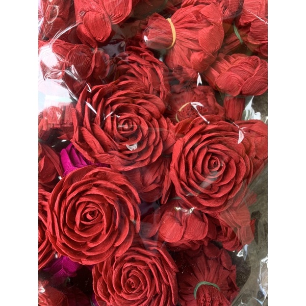 Đầu bông hoa hồng 7cm