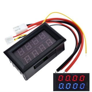 Đồng hồ đo vôn ampe 4 bit 10A 0-100v