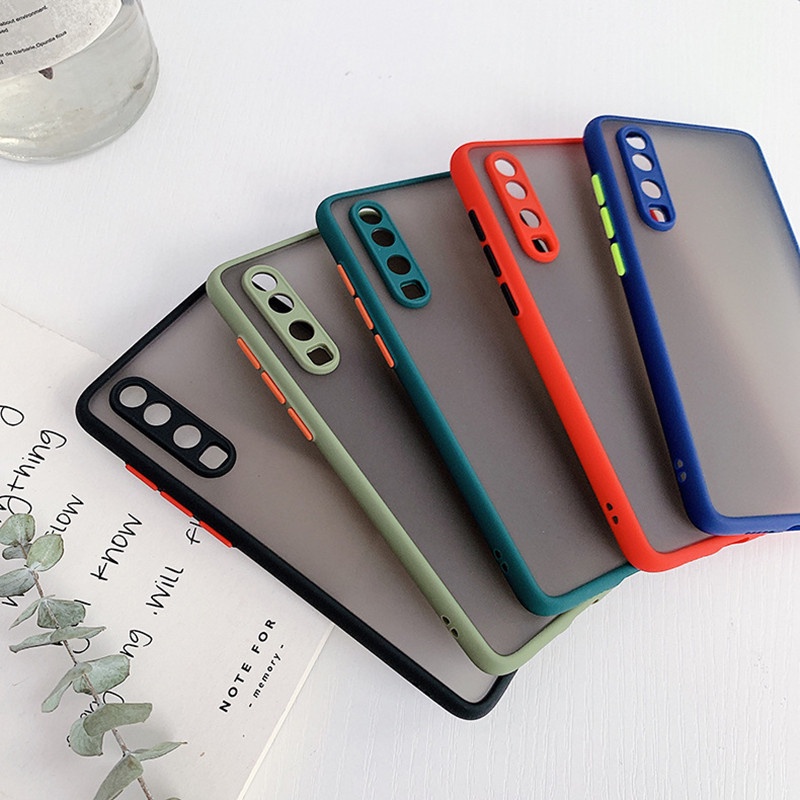 Ốp điện thoại trong suốt nhám chống sốc thời trang cho VIVO V20 SE X70 X60 X50 Pro 4G 5G