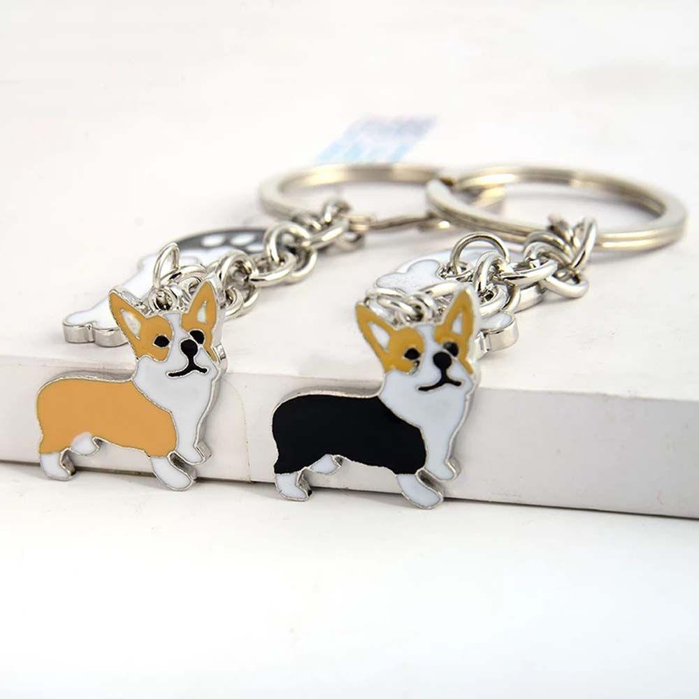 Móc Khóa Hình Chú Chó Corgi Xinh Xắn Dễ Thương