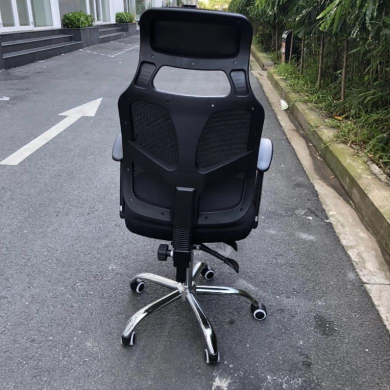 Ghế xoay văn phòng lưng lưới có tựa đầu thư giãn model hiện đại ngả sâu 155 độ Trường Mai Sài Gòn
