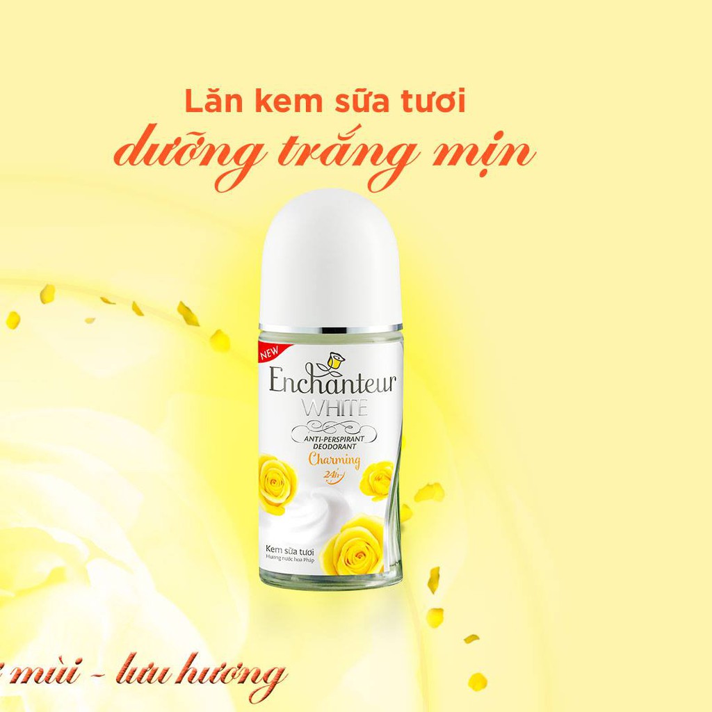 Lăn khử mùi Enchanteur Charming 50ml/ 25ml