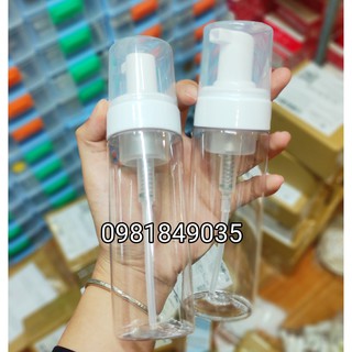 Bình tạo bọt pha Blue soap, dầu gội, tinh dầu, lọ triết...