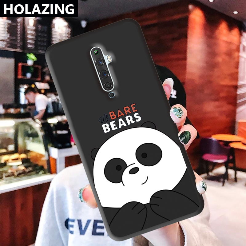 Ốp điện thoại TPU mềm in hình We Bare Bears cho OPPO Reno 2 Z F 10x Zoom